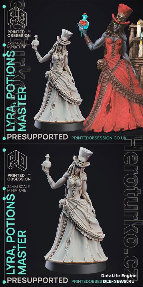 Potions Lady 3D Print