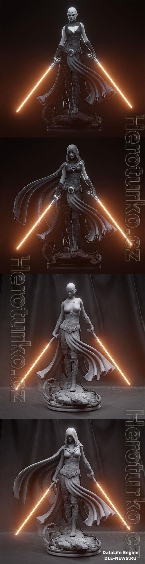 Asajj Ventress - Ster Wars 3D Print