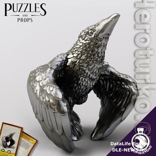 Figurine of Wondrous Power - Silver Raven 3D Print