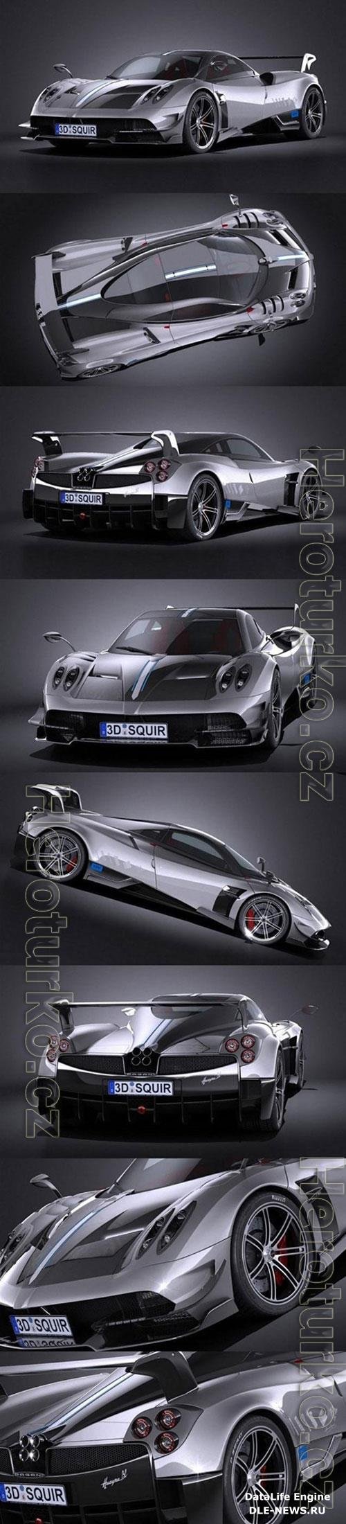 Pagani Huayra BC 2016 3D Model