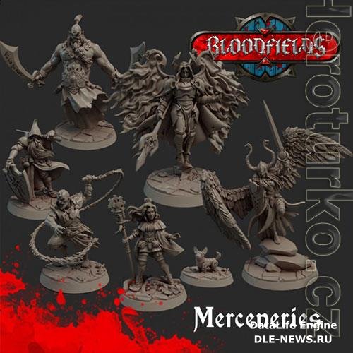 Mercenaries - Bloodfields Expansion 3D Print