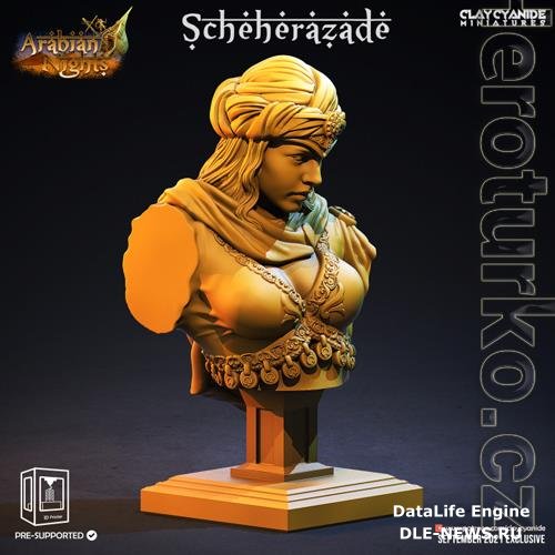 Scheherazade Bust 3D Print