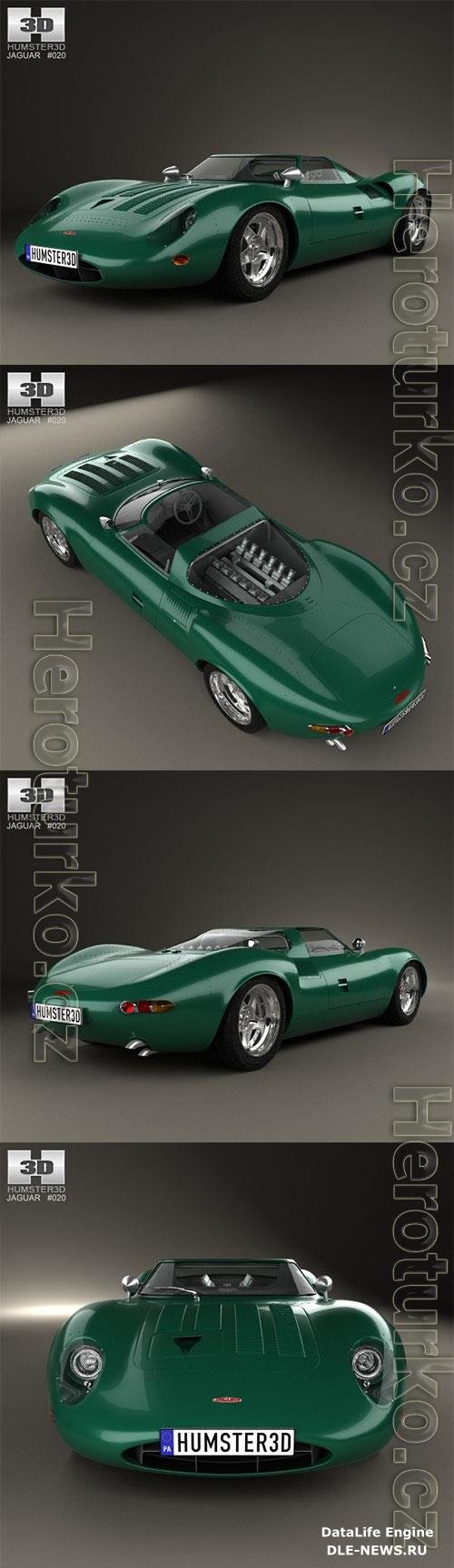 Jaguar XJ13 3D Model