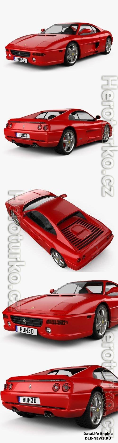 Ferrari F355 F1 Berlinetta 1998 3D Model