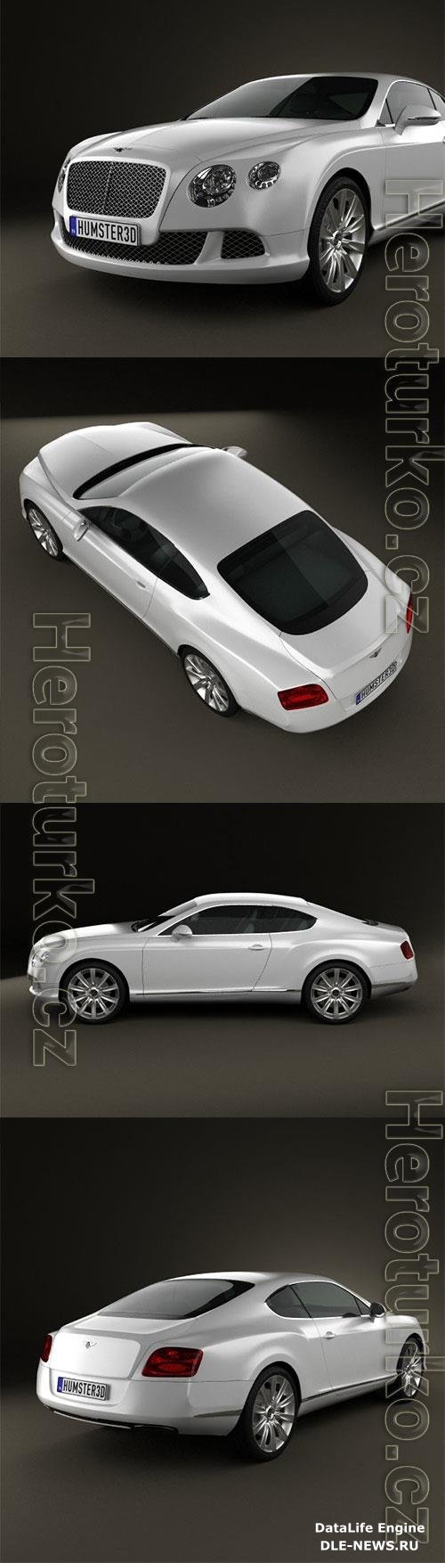 Bentley Continental GT 2012 3D Model