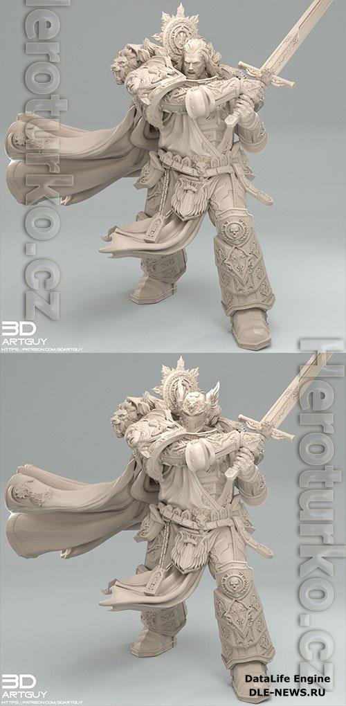 Lion Knight pose 1 3D Print