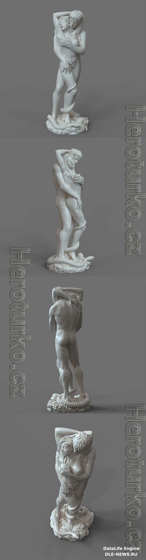 Adam and Eve 3D Print