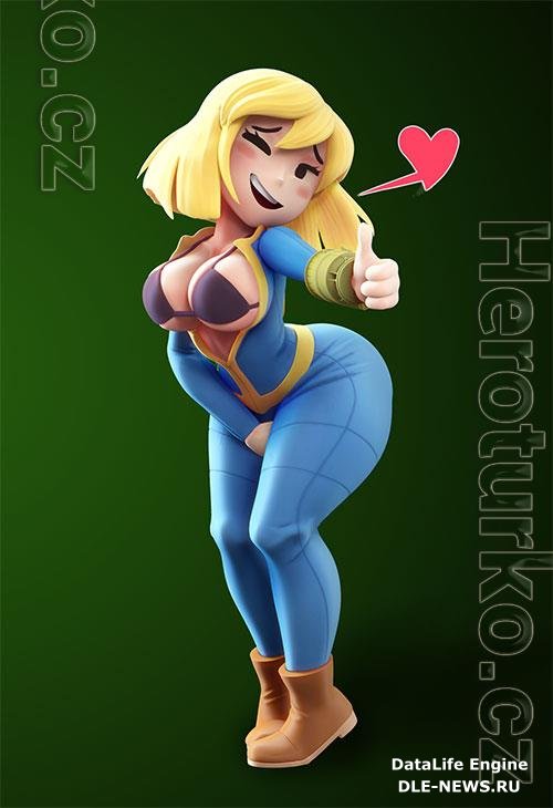 Vault Girl 3D Print