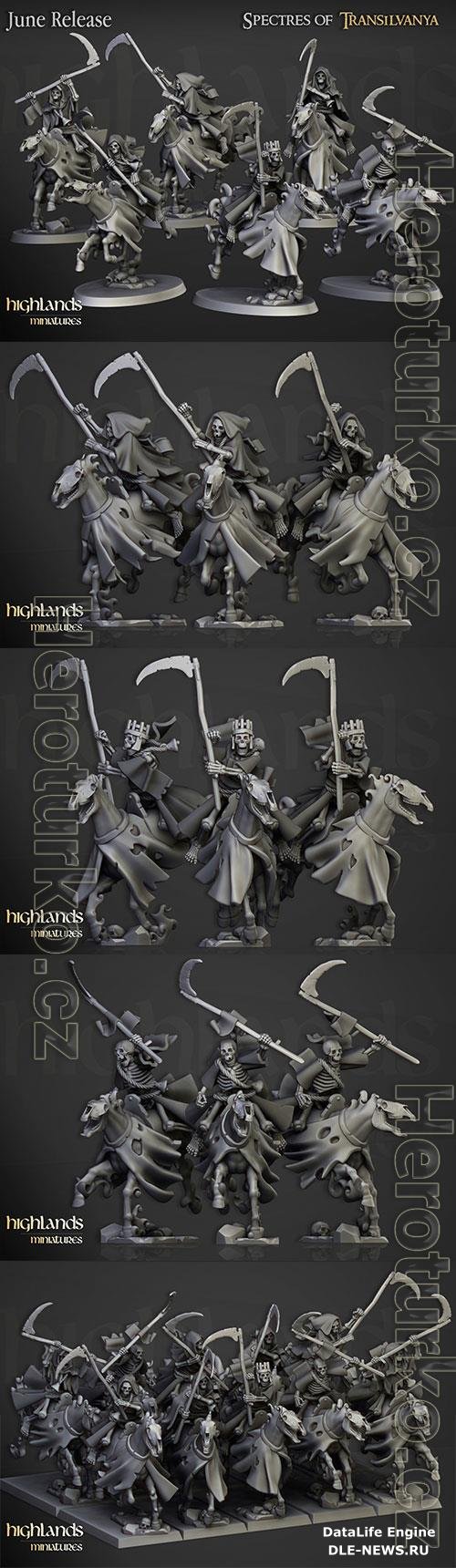 Spectral Cavalry Unit - Highlands Miniatures 3D Print