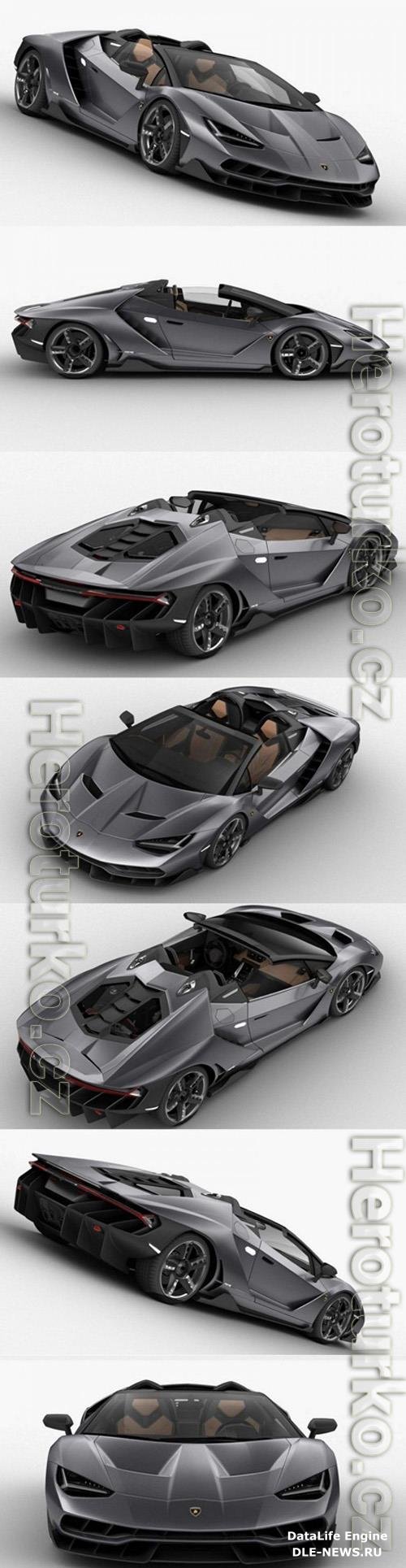 Lamborghini Centenario 2017 3D Model