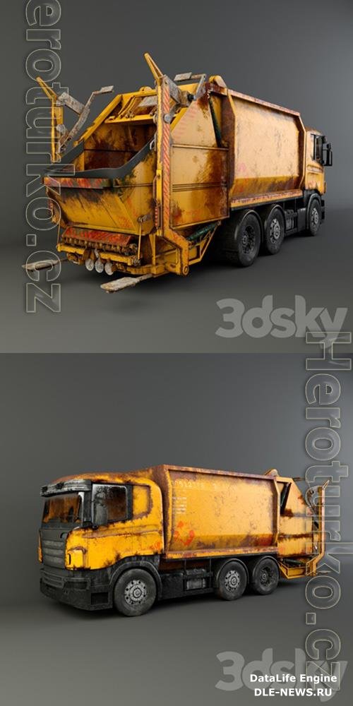 Garbage truck 3D Model