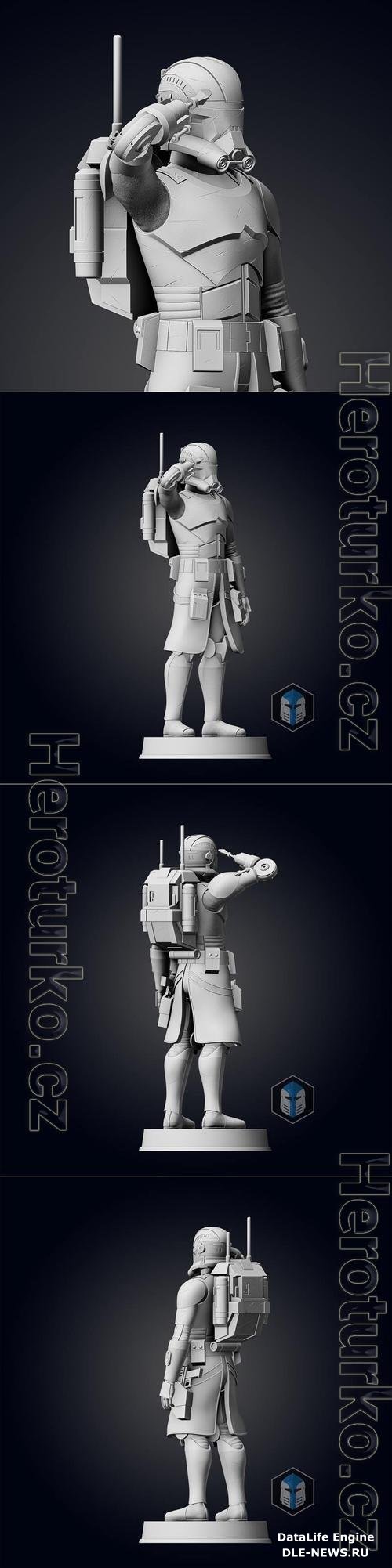 Bad Batch Echo Figurine - Pose 2 3D Print