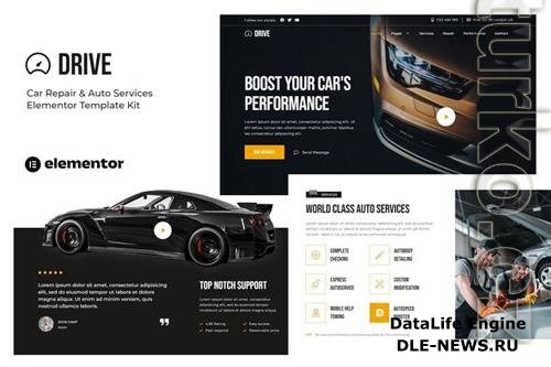 ThemeForest - Drive - Car Repair & Auto Service Elementor Template Kit 38224214