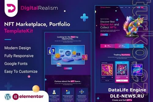 ThemeForest - Digital Realism NFT Elementor Template Kit 37717112