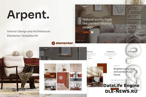 ThemeForest - Arpent - Interior Design and Architecture Elementor Template Kit 38340603