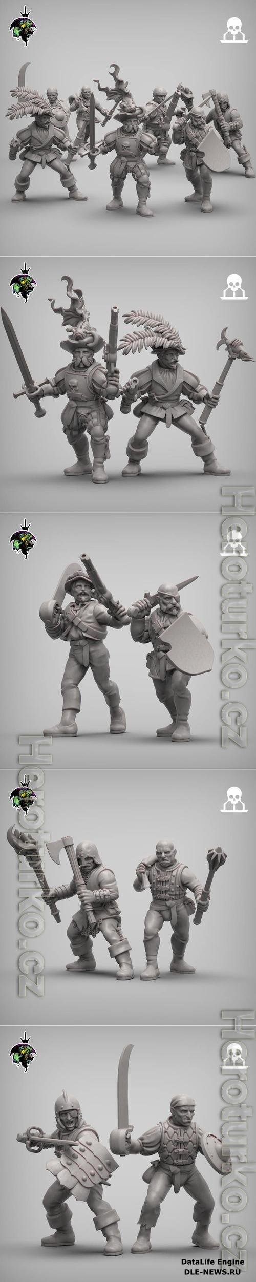 Reptilian - Mercenaries And Militia 3D Print