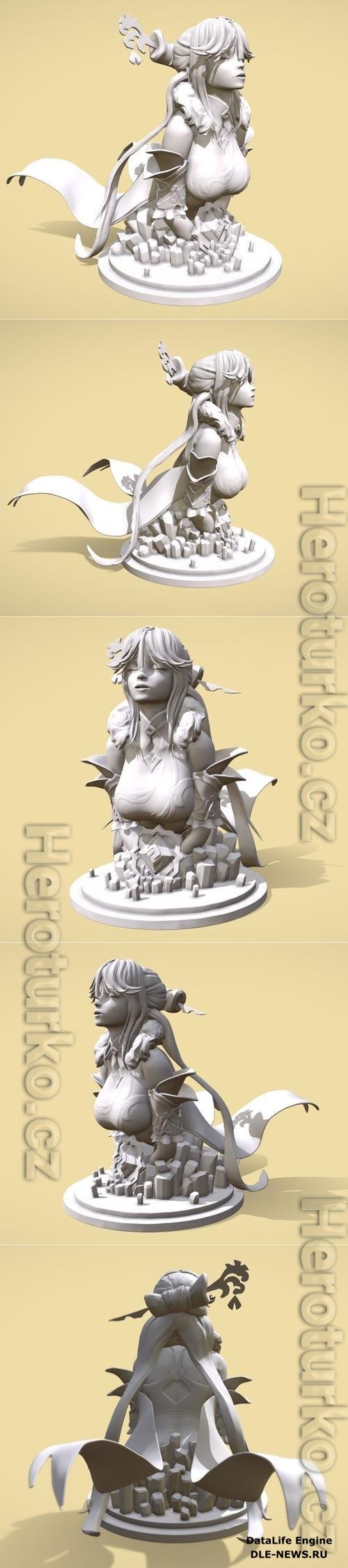 Ningguang Maiden Of Stone 3D Print