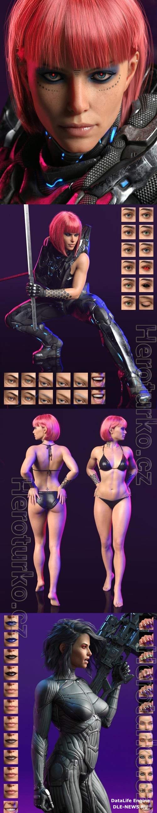 E.V.E Enhanced Virtual Entity HD for Genesis 8 Female