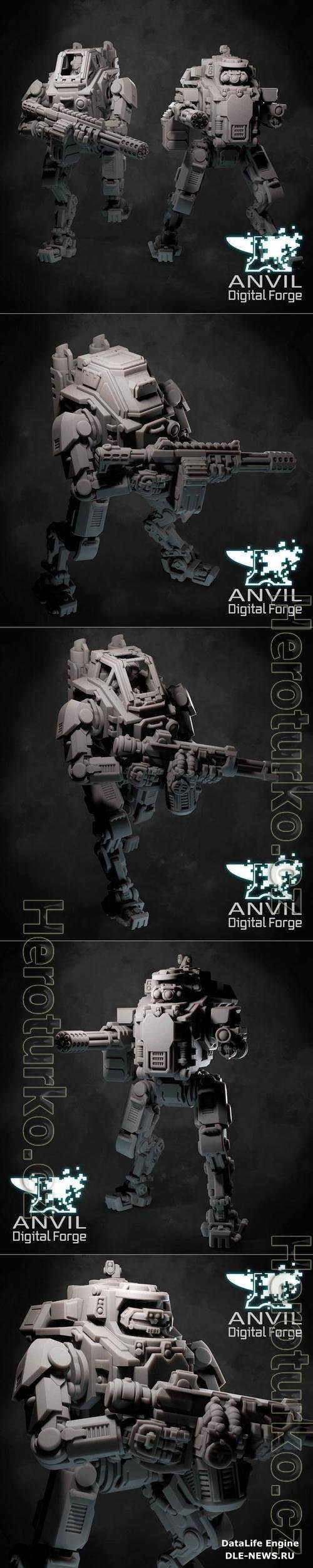 Anvil Digital Forge - Light Assault Mech 3D Print