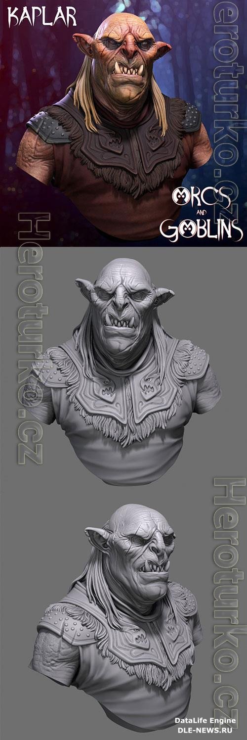 Kaplar the Orc 3D Print