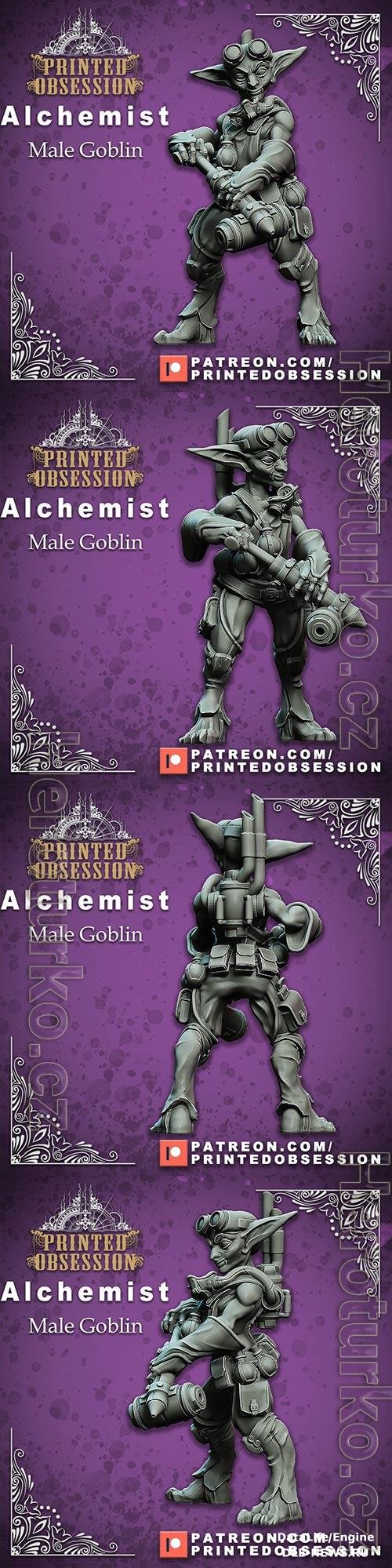 Alchemist - Male Goblin 3D Print