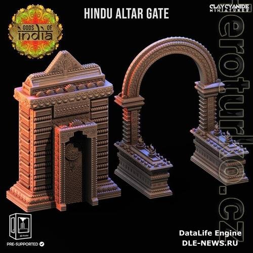 Hindu Altar Gate 3D Print