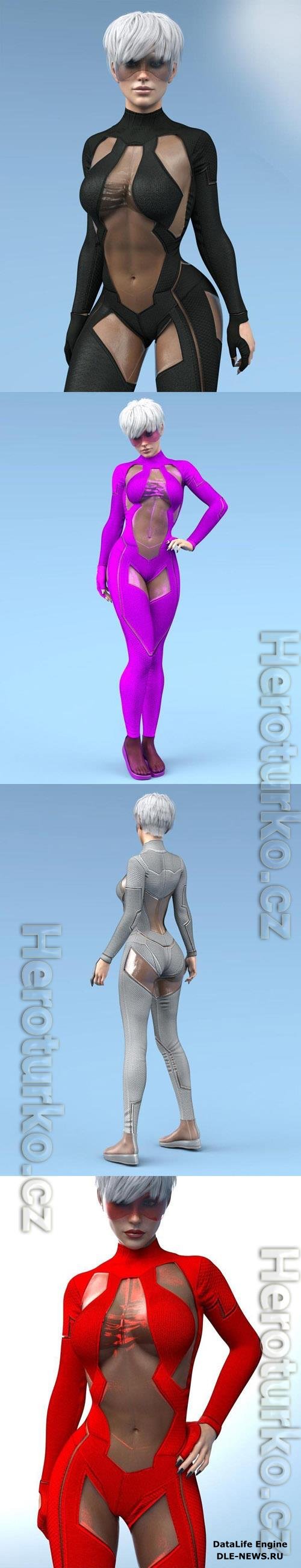 X-Fashion MK Bodysuit for Genesis 8 Females