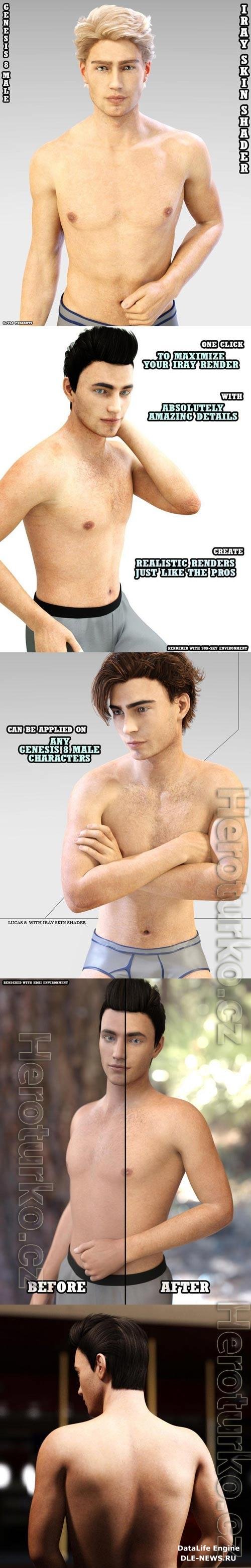 EcVh0 Iray Skin Shader for Genesis 8 Male(s)
