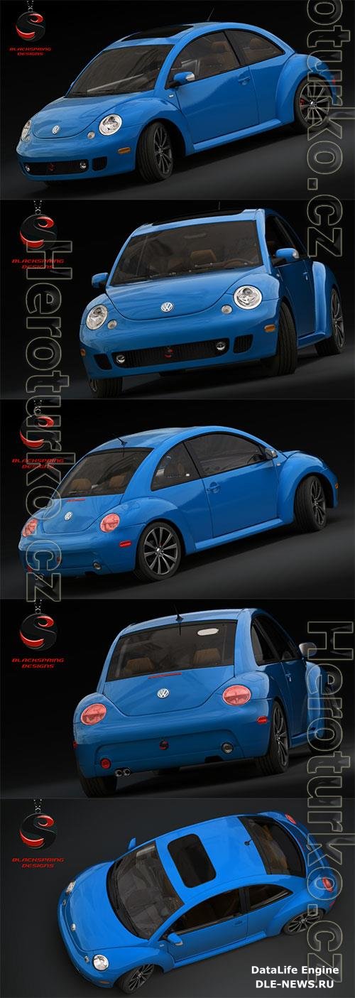 2004 Volkswagen New Beetle 3D Model