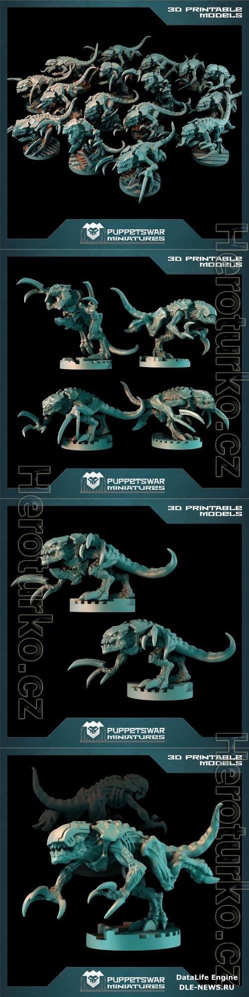 Puppetswar Miniatures - Warriors Pack 3D Print