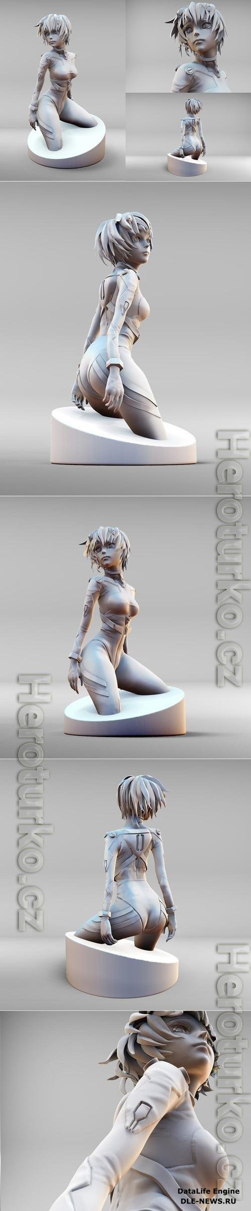 Rei Ayanami Sculpt 3D Print