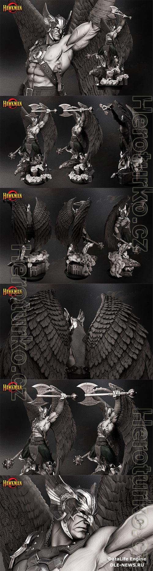 Hawkman Sculpture 3D Print