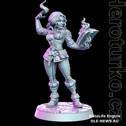 Silveria - Female Wizard 3D Print