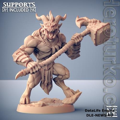 Abyss Demon Guardian - B 3D Print