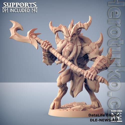 Abyss Demon Guardian - A 3D Print