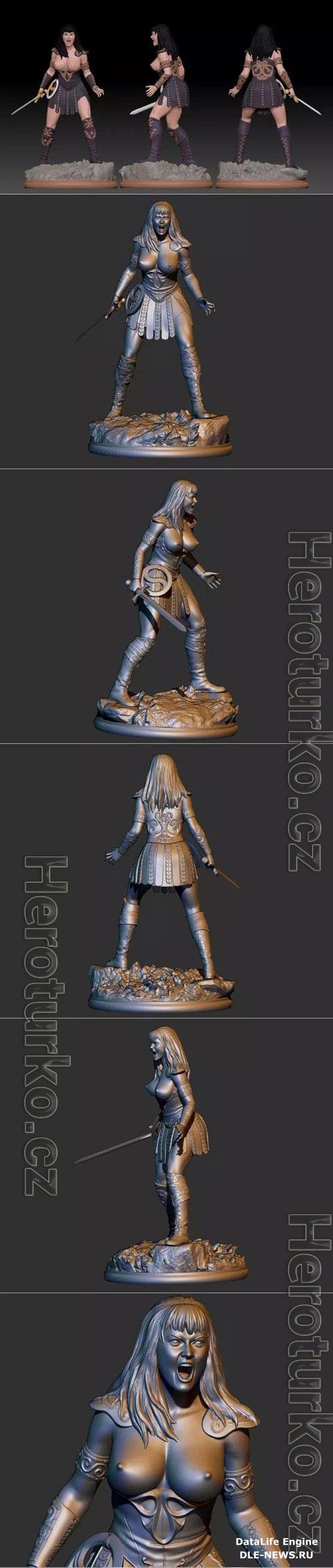 Xena-Warrior Princess 3D Print