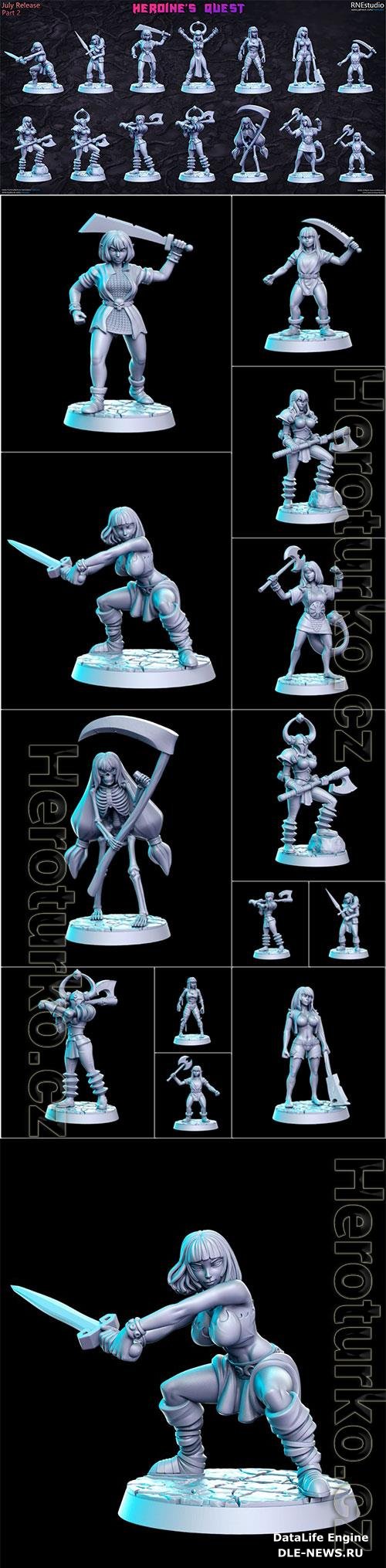 Heroines Quest 3D Print