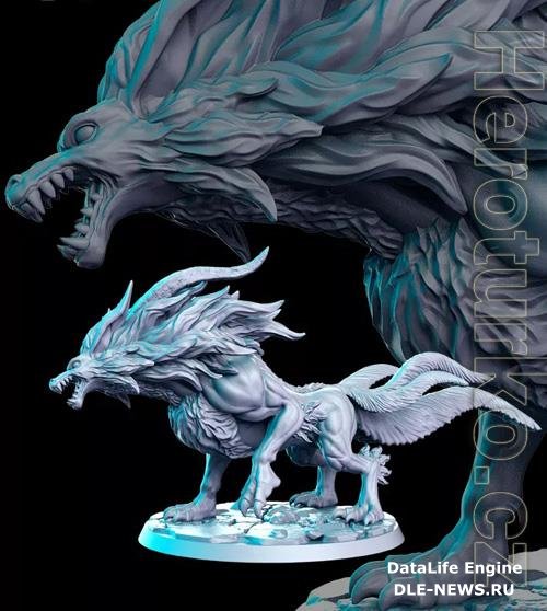 Icewolf 3D Print