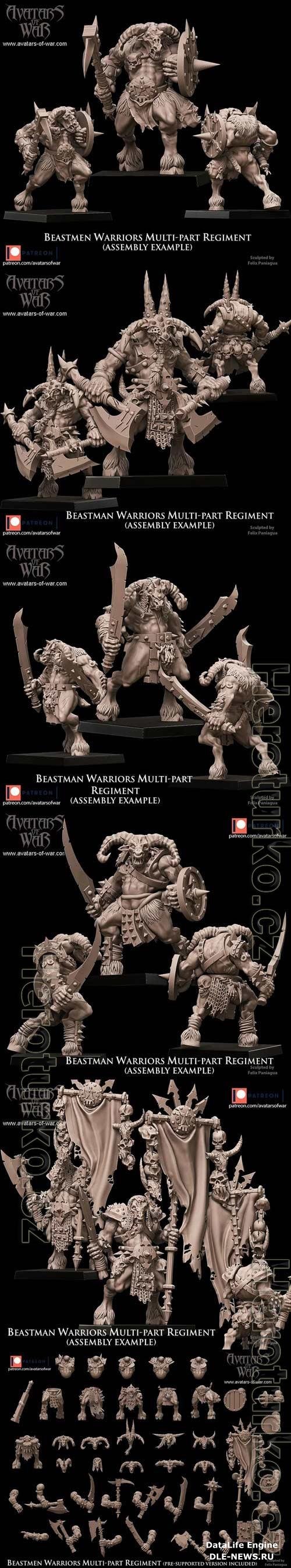 Avatar of War - Beastman Warriors - april 2022 3D Print