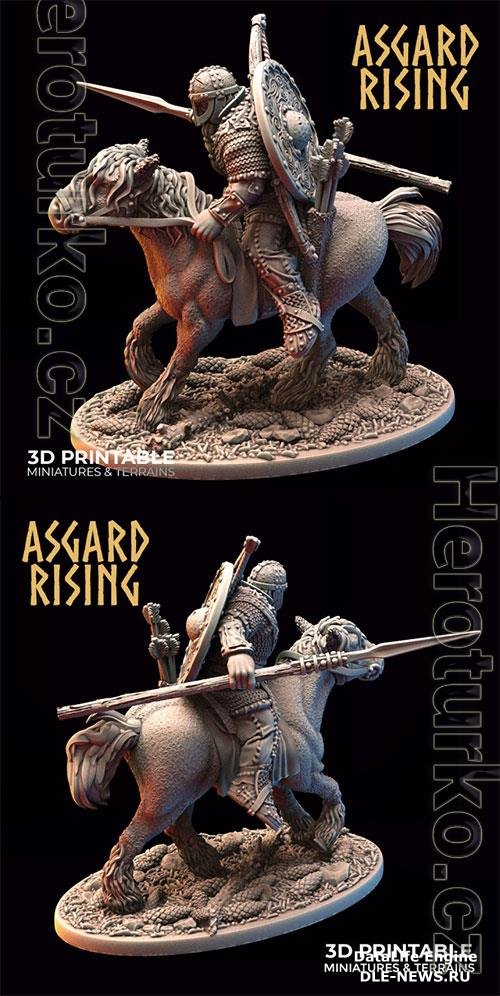 Asgard Rising - Viking Rider 6 3D Print