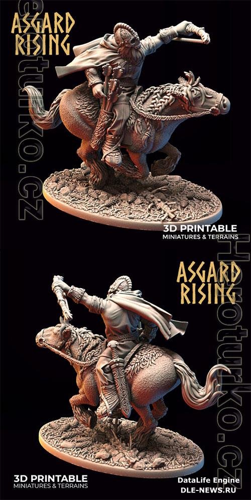 Asgard Rising - Viking Rider 4 3D Print