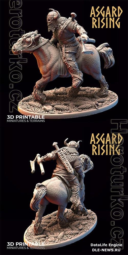 Asgard Rising - Viking Rider 3 3D Print