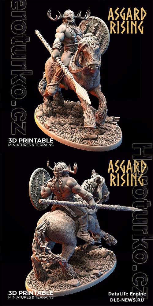 Asgard Rising - Viking Rider 2 3D Print