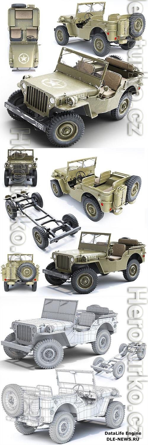 Willys 3D Model