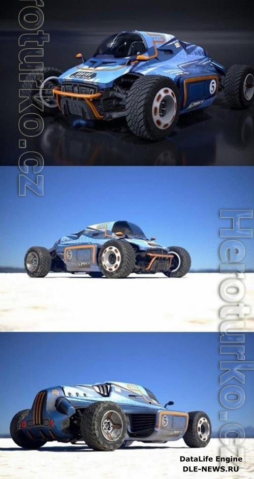 Racing car concept vol 2 3D Model