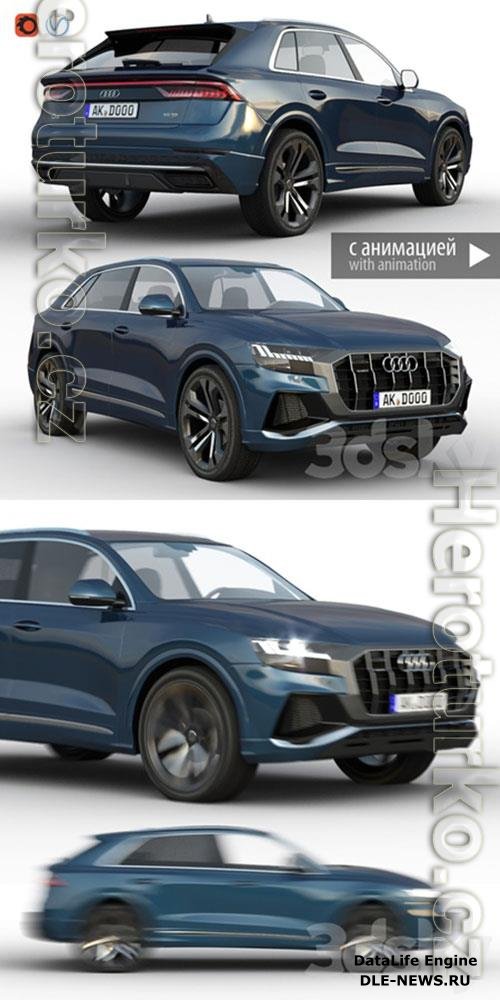 Audi Q8 2019 3D Model