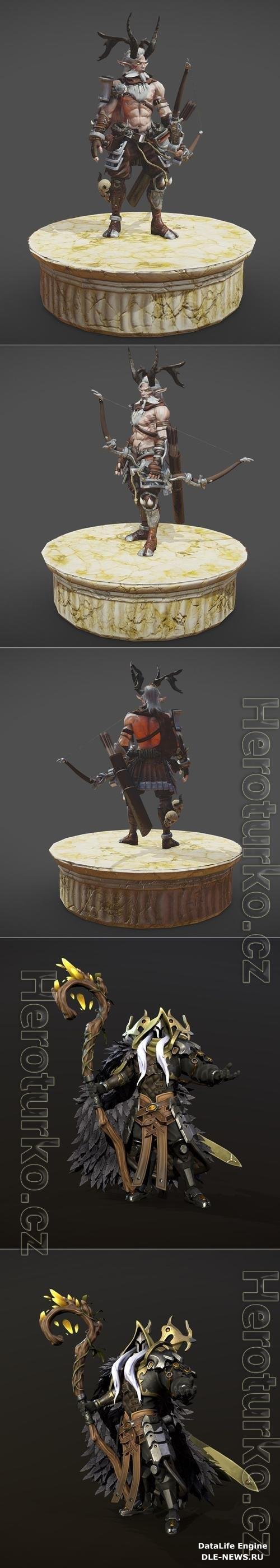 Demon Hunter and The Legend of King Arthur - Merlin 3D Print