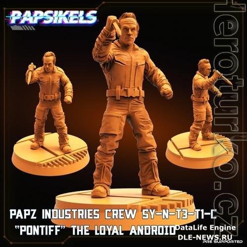 Papz Industries Crew Synthetic Pontiff the Loyal Android 3D Print