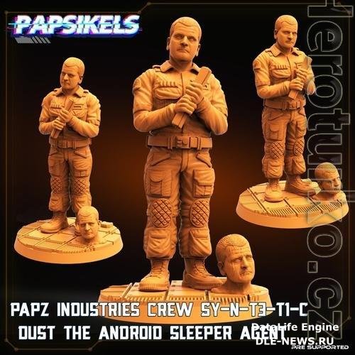 Papz Industries Crew SY-N-T3-T1-C Dust the Android Agent 3D Print