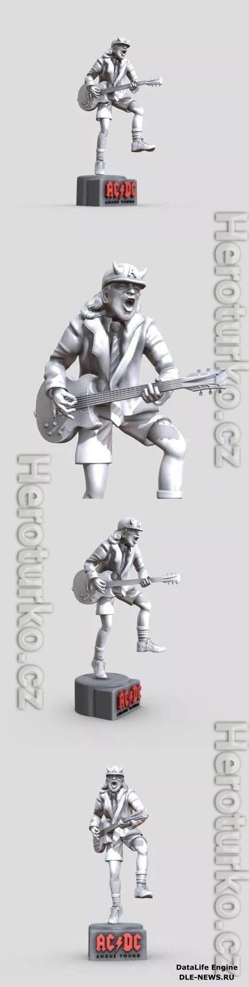 Angus Young  ACDC 3D Print